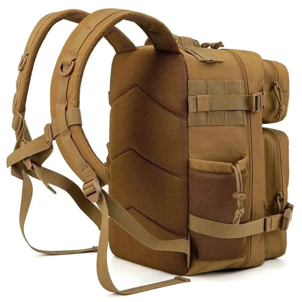 25L Tactical Backpack for Hiking, Camping & Outdoor Adventures - Waterproof Durable Rucksack for Men & Women - Perfect for Travel, Military Use & Daily Commute