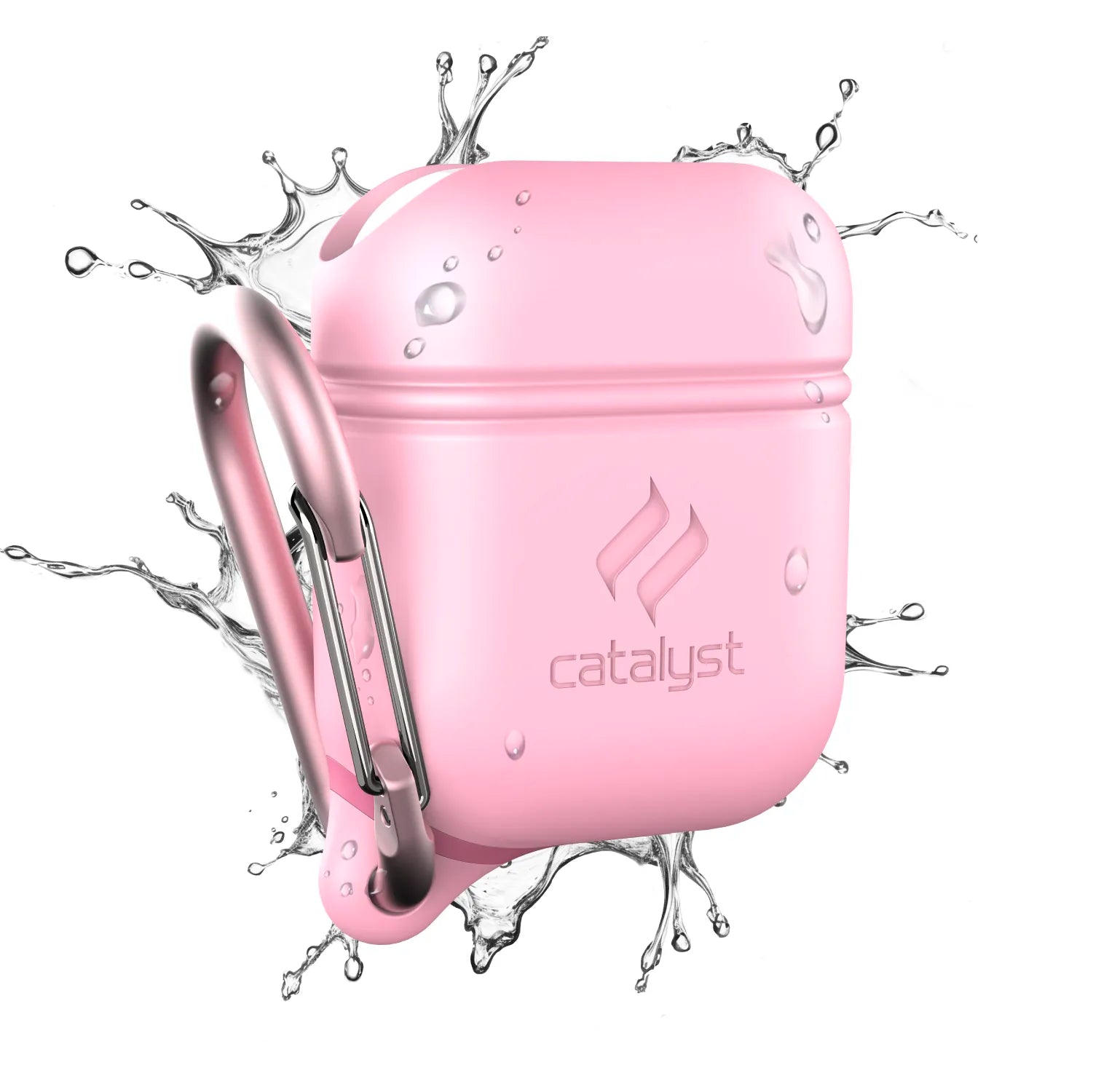 Waterproof Protective Case with Carabiner for AirPods 1st & 2nd Generation - Durable Cover for Gym, Running, Hiking & Outdoor Activities