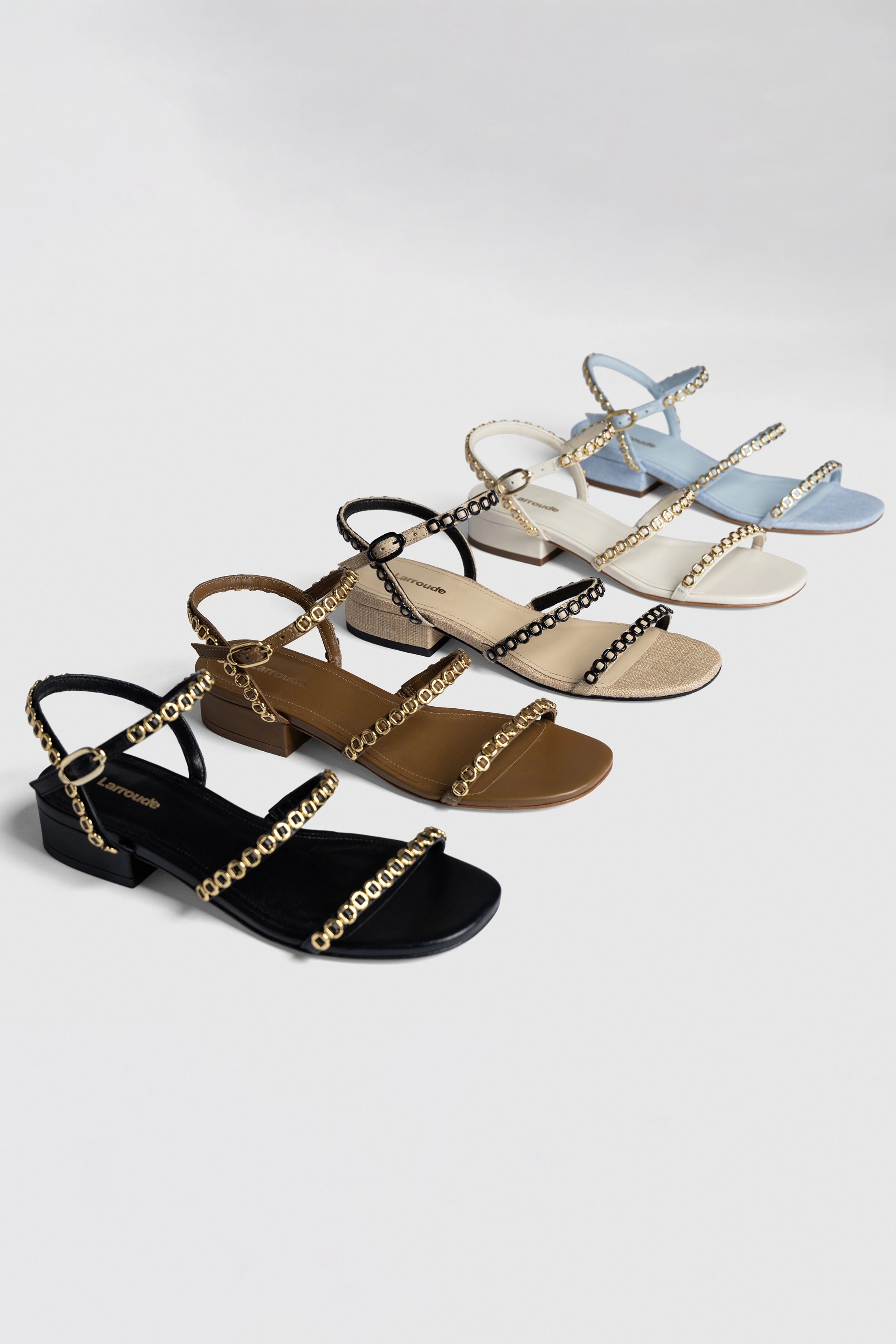Milanina Black Leather Flat Sandals for Women - Comfortable Casual Summer Shoes for Beach, Walking & Outdoor Activities