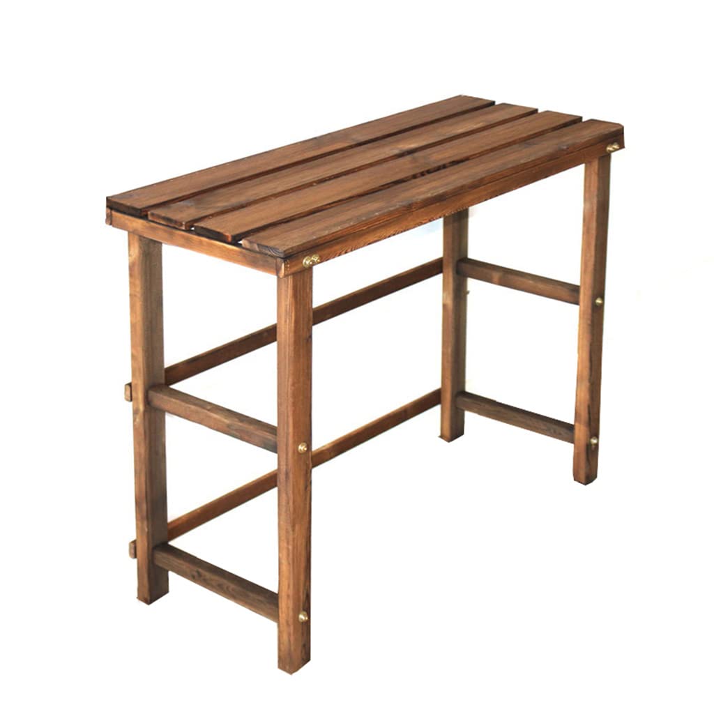 Wooden Air Conditioner Cover with Flower Stand - Detachable Floor-to-Ceiling Storage Rack for Outdoor AC Units | Multi-Functional Plant Holder & Decorative Shelf for Patio, Garden, and Balcony Organization