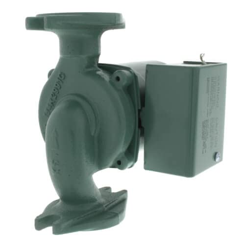 Taco 0015 3-Speed Cast Iron Circulator Pump with Integral Flow Check, 1/20 HP - Perfect for Hydronic Heating Systems & Hot Water Circulation