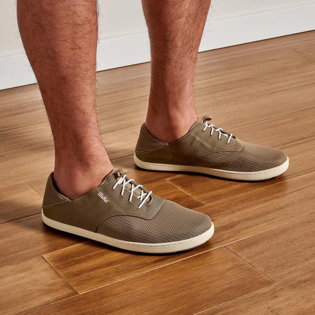 OLUKAI Nohea Moku Men's Sneakers - Comfortable All-Day Walking Shoes with No-Tie Laces, Breathable Mesh Upper & Durable All-Weather Rubber Soles - Perfect for Casual Wear, Travel & Outdoor Activities
