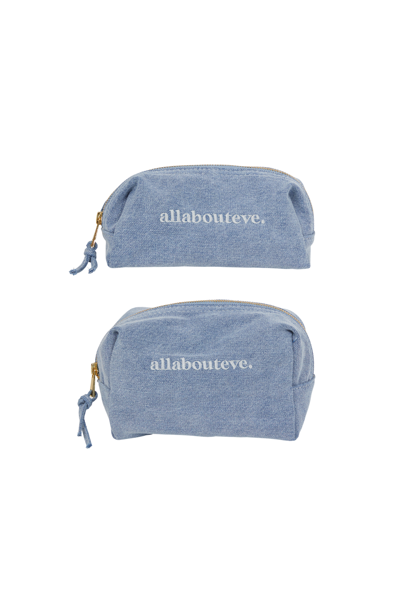 All About Eve Dale 2-Piece Toiletries Set in Light Blue | Travel Bathroom Essentials for Women | Perfect for Vacation, Gym & Home Use