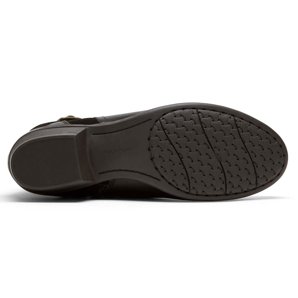 Rockport Women's Carly Strap Ankle Boots - Comfortable & Stylish Leather Booties for Walking, Work & Casual Outfits