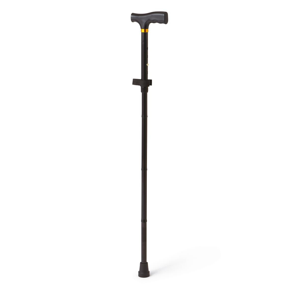 Lightweight Folding Aluminum Cane with Comfort Grip Handle - Adjustable Walking Stick for Seniors & Adults - Ideal for Travel, Hiking & Everyday Mobility Support