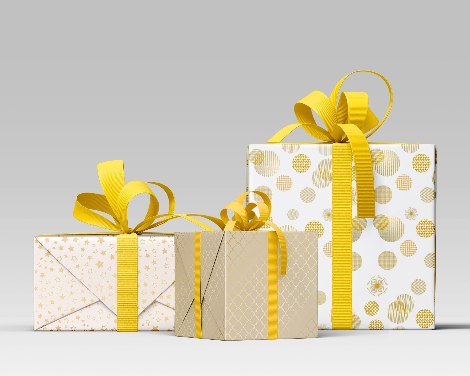 Party Propz 6-Pack Gift Wrapping Paper Set - Premium Wrapping Sheets & Rolls for Birthday, Christmas, Wedding Presents | Eco-Friendly Gift Wrap Material for All Occasions