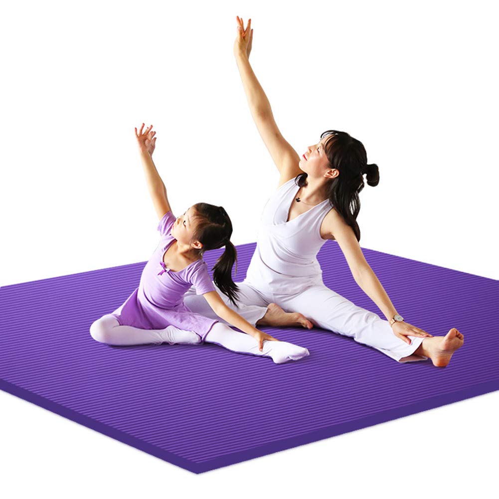 Extra Wide & Long Non-Slip Yoga Mat for Women - Thickened Oversized Double Exercise Mat for Dance, Fitness, Home Workouts - Perfect for Yoga, Pilates, Kids' Activities & Floor Exercises