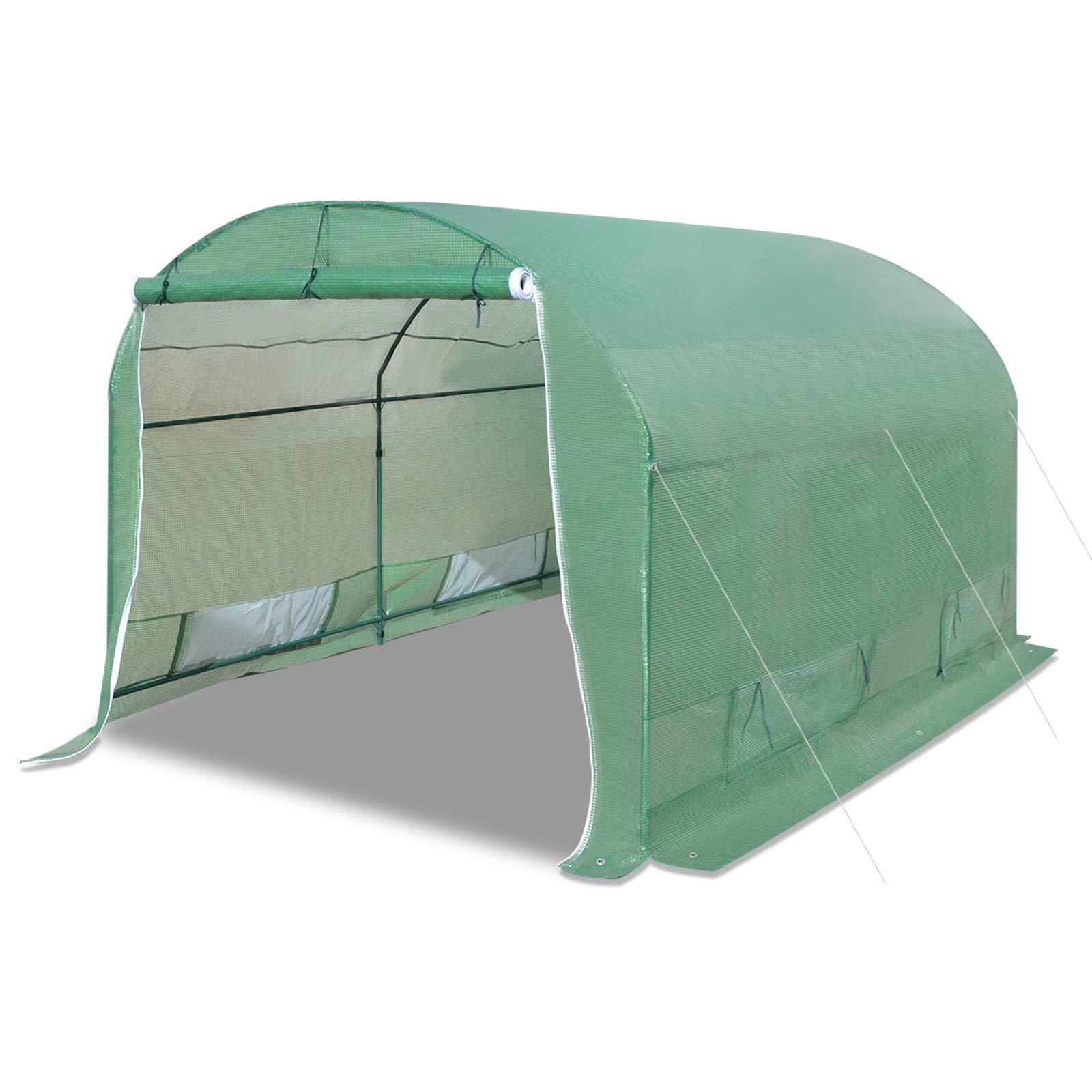 Strong Camel Portable Walk-in Greenhouse - Large 10'x7'x6' Outdoor Plant Tunnel Tent for Gardening | Durable Hot House for Vegetables, Flowers & Seedlings | Perfect for Backyards, Patios & Greenhouses