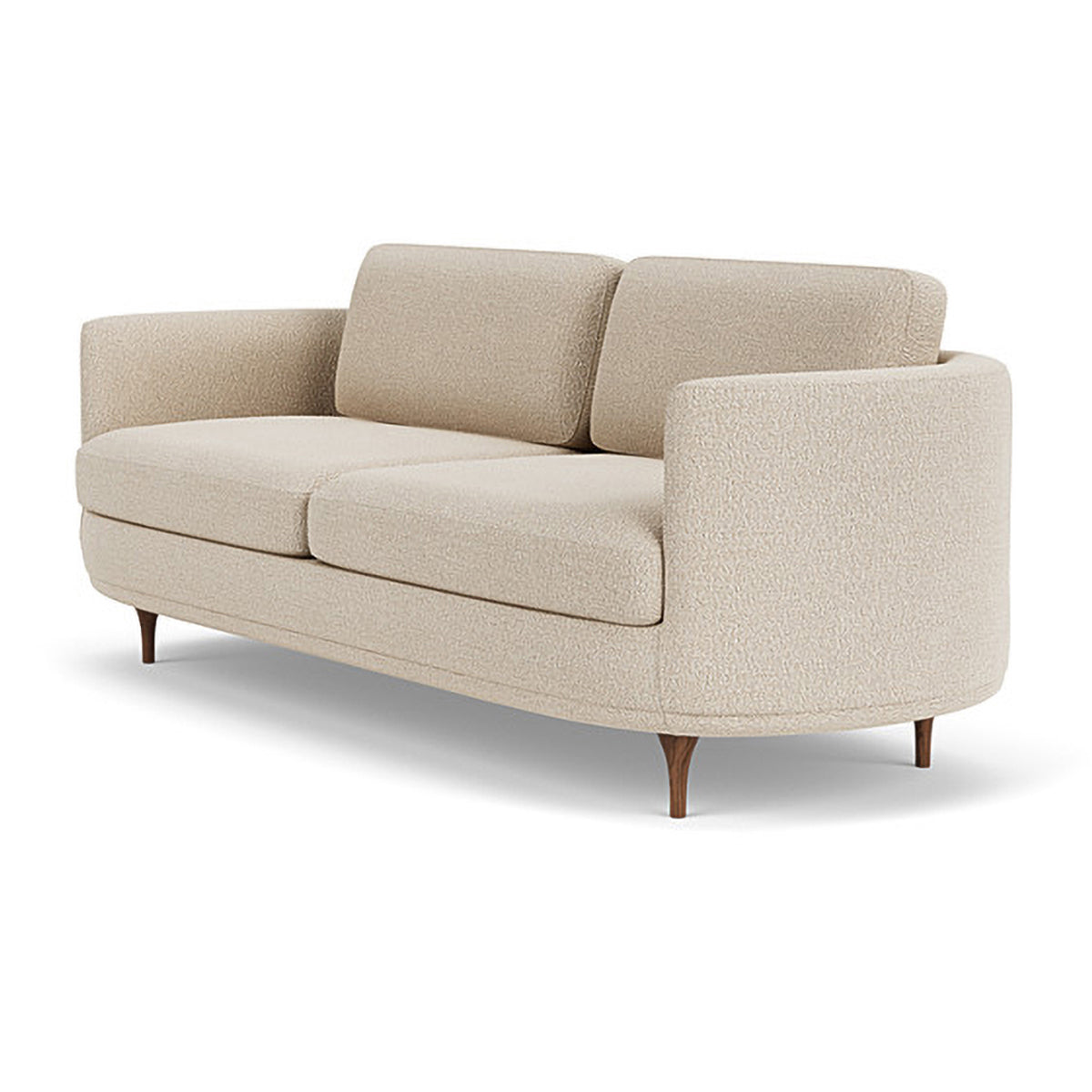 Elinor Boucle 3-Seater Sofa - Modern Upholstered Couch for Living Room, Lounge & Office - Soft Chenille Fabric Sectional Sofa with Comfortable Cushions