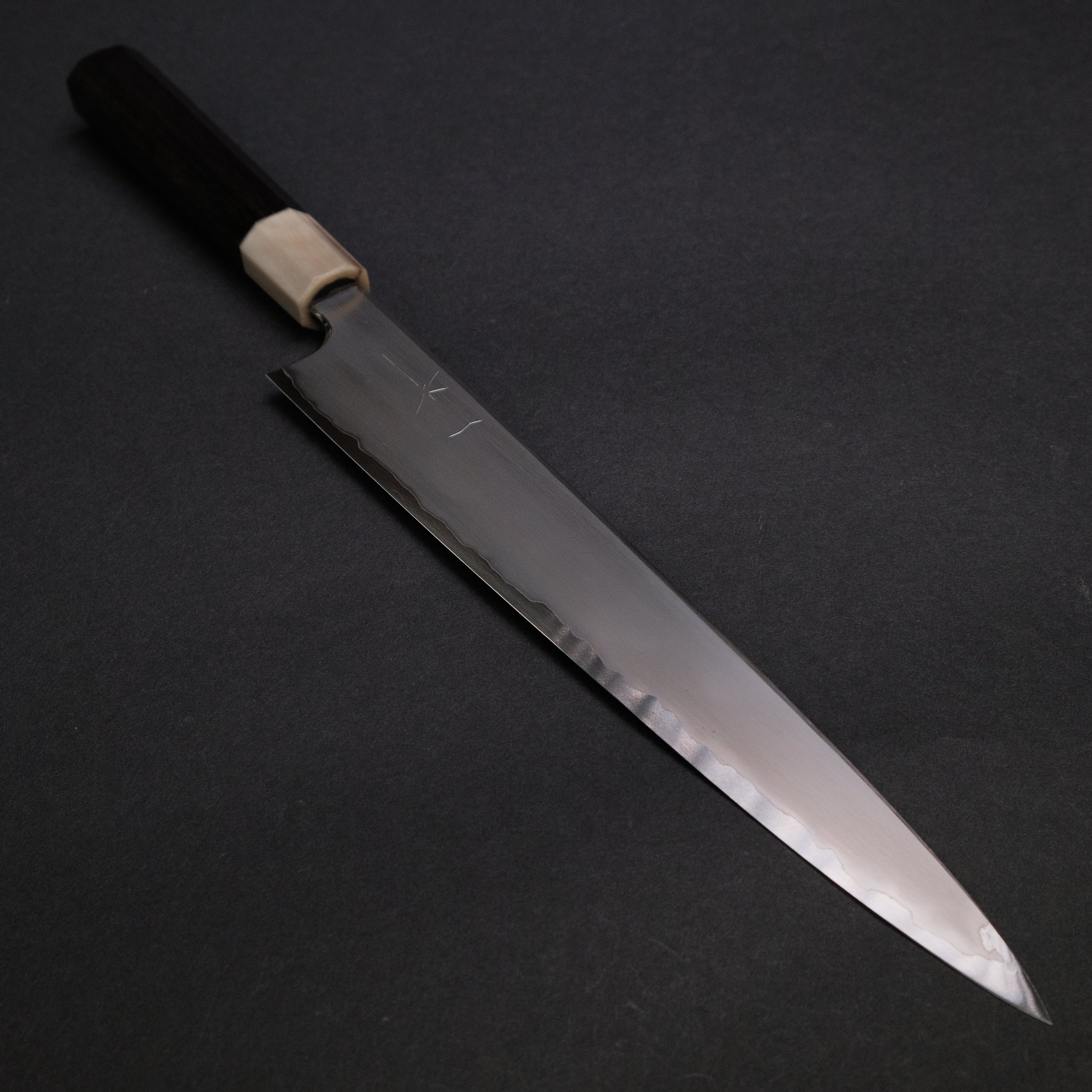 Hitohira Togashi Blue #1 Stainless Clad Kasumi Sujihiki 270mm Japanese Chef Knife with Ebony Handle - Perfect for Slicing Sashimi, Roast Beef & Boneless Meats
