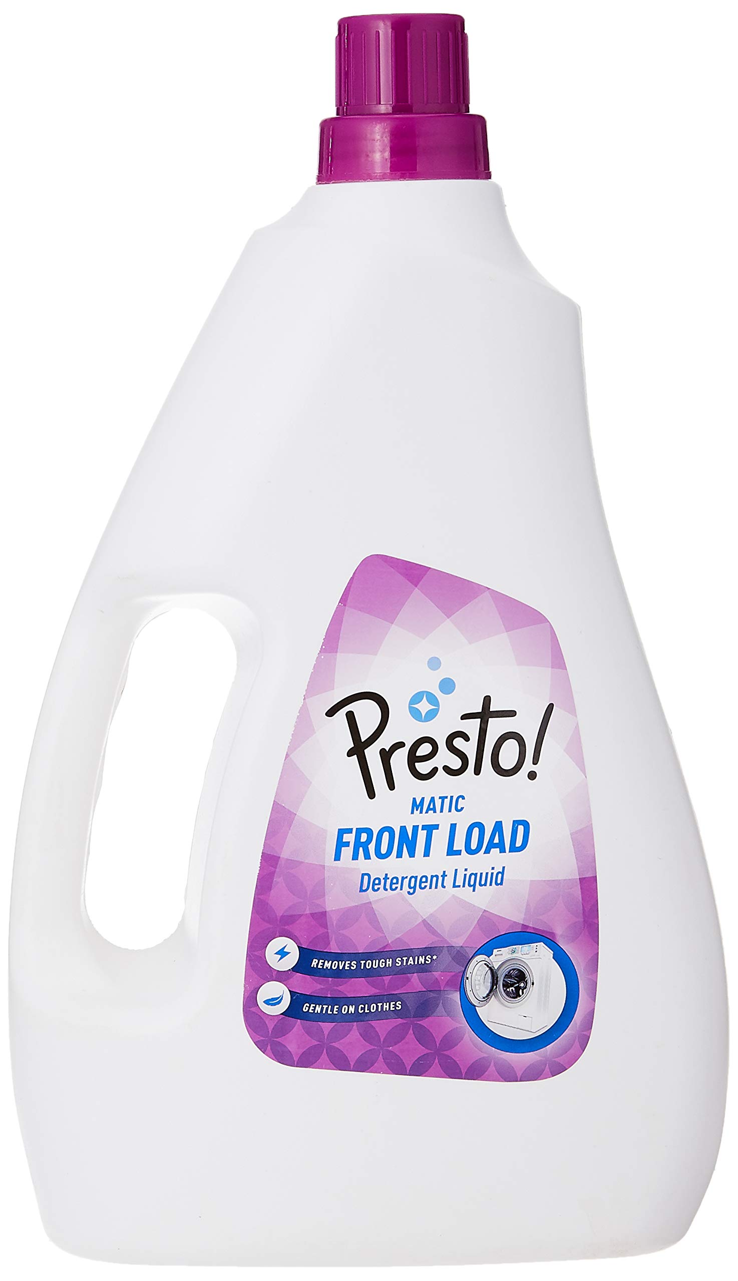 Presto! Matic Front Load Liquid Laundry Detergent - 2L Bottle | High-Efficiency HE Washer Safe | For Fresh & Clean Clothes | Perfect for Families & Large Loads