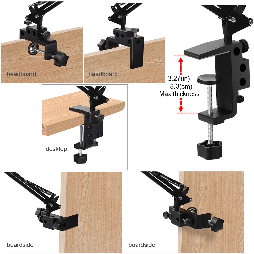Universal Aluminum Foldable Phone & Tablet Mount Holder - Adjustable Bracket for 4-13