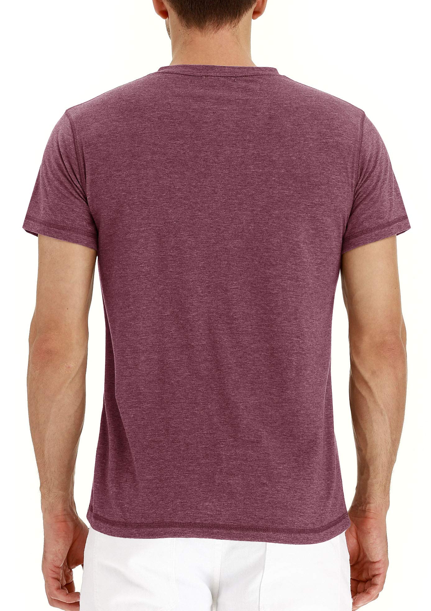 Men's Casual Henley T-Shirt - Long & Short Sleeve Button Placket Shirt | Comfortable Basic Tee for Everyday Wear, Date Night & Weekend Outfits