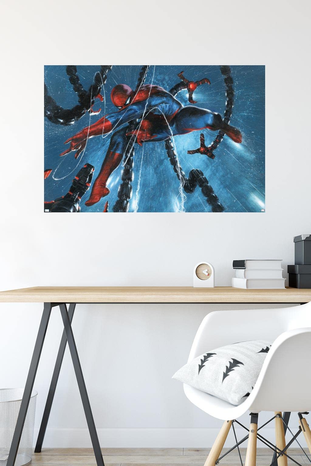 Marvel Comics Spider-Man vs Doctor Octopus Rain Cover Wall Poster - 34