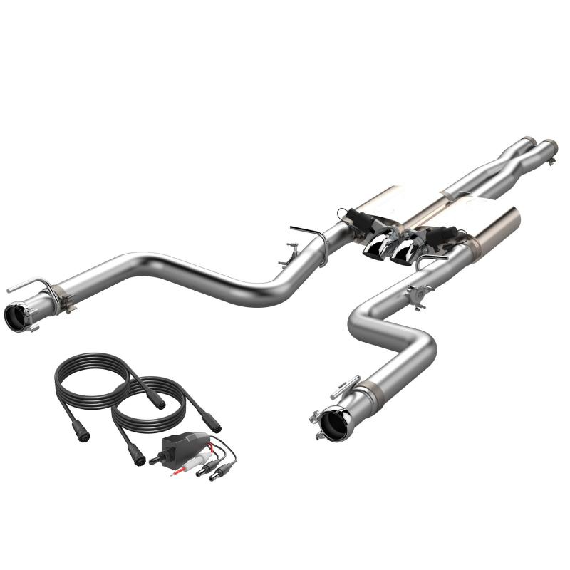 2015-2023 Dodge Challenger 6.2L/6.4L QTP Screamer Cat-Back Exhaust System - Performance Upgrade for Muscle Cars & Street Racing