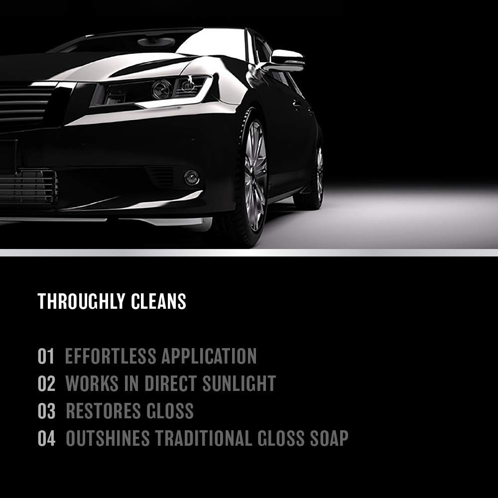 Premium Car Wash Soap - Shampoo for Bucket & Foam Cannon - Auto Detailing for Shine & Protection