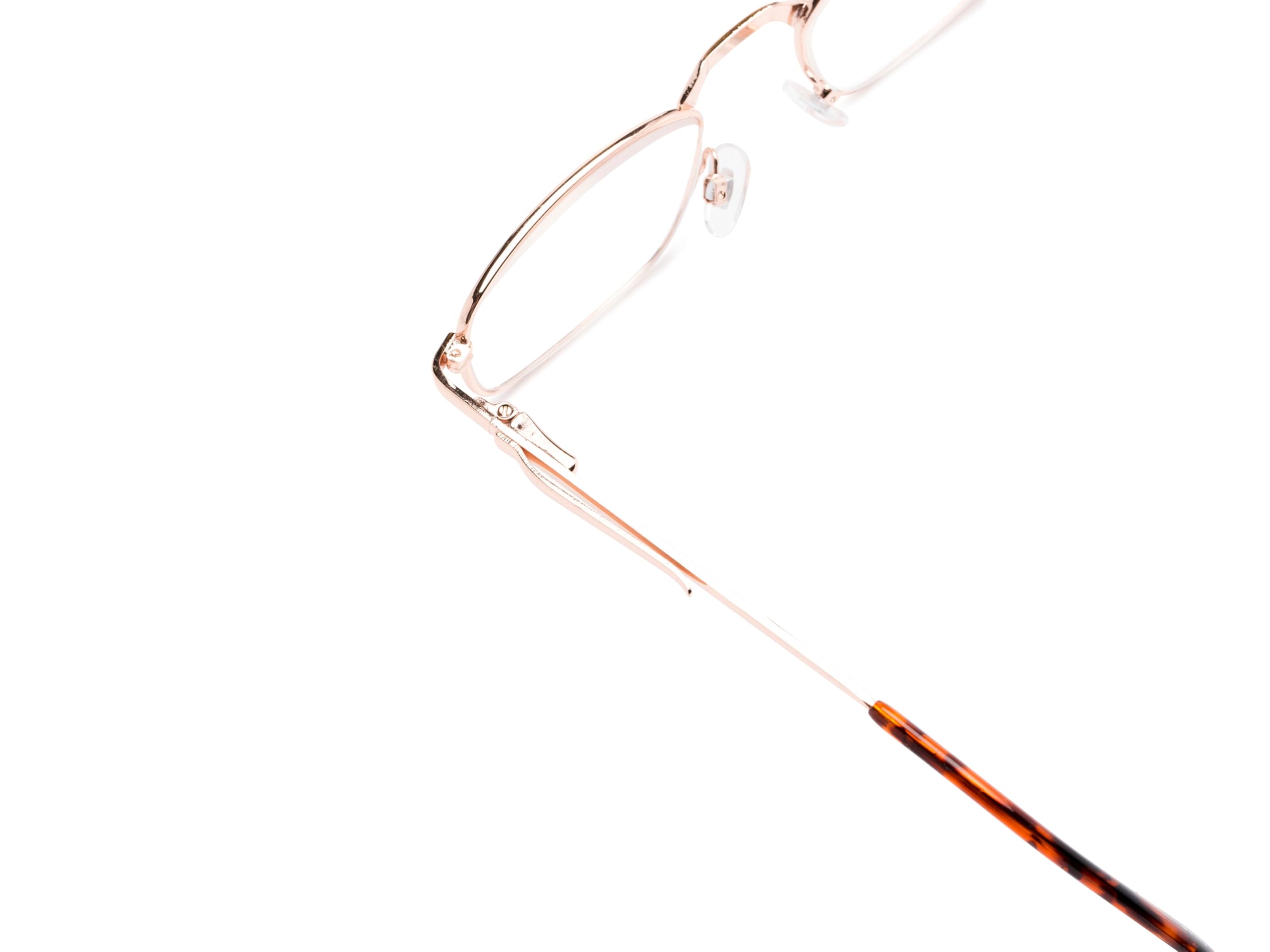Readers.com Reading Glasses - Anderson Metal Rectangle Style Eyewear for Men & Women | Perfect for Reading, Computer Work & Daily Use