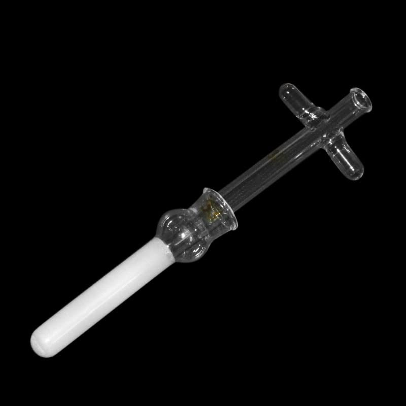 1pc High Borosilicate Glass Homogenizer Tissue Grinder with Cross Handle - 0.5ml, 1ml, 2ml, 3ml, 5ml, 10ml, 15ml, 20ml, 30ml, 50ml Sizes - Ideal for Lab Sample Preparation, Cell Disruption & Tissue Homogenization