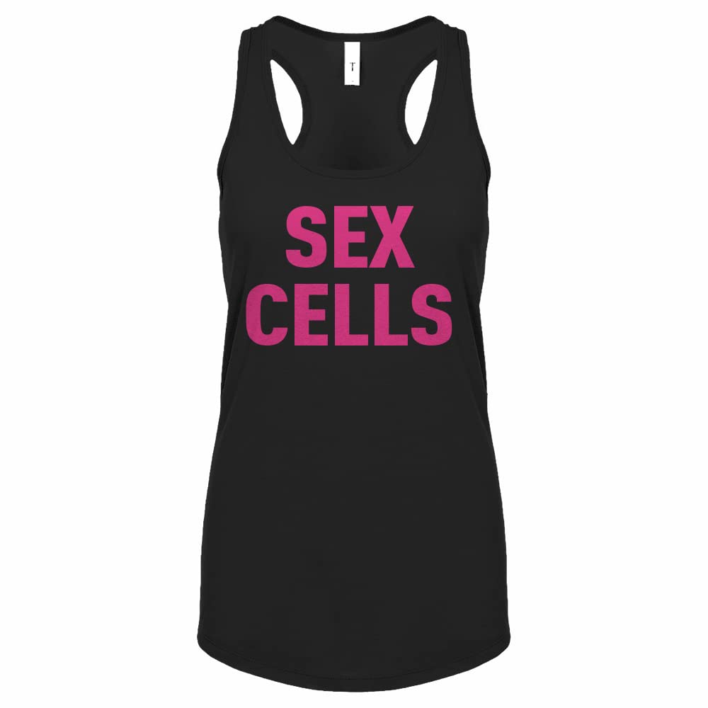 Women's Sex Cells Racerback Tank Top - Comfortable & Stylish Workout & Casual Wear for Gym, Yoga, and Everyday Use