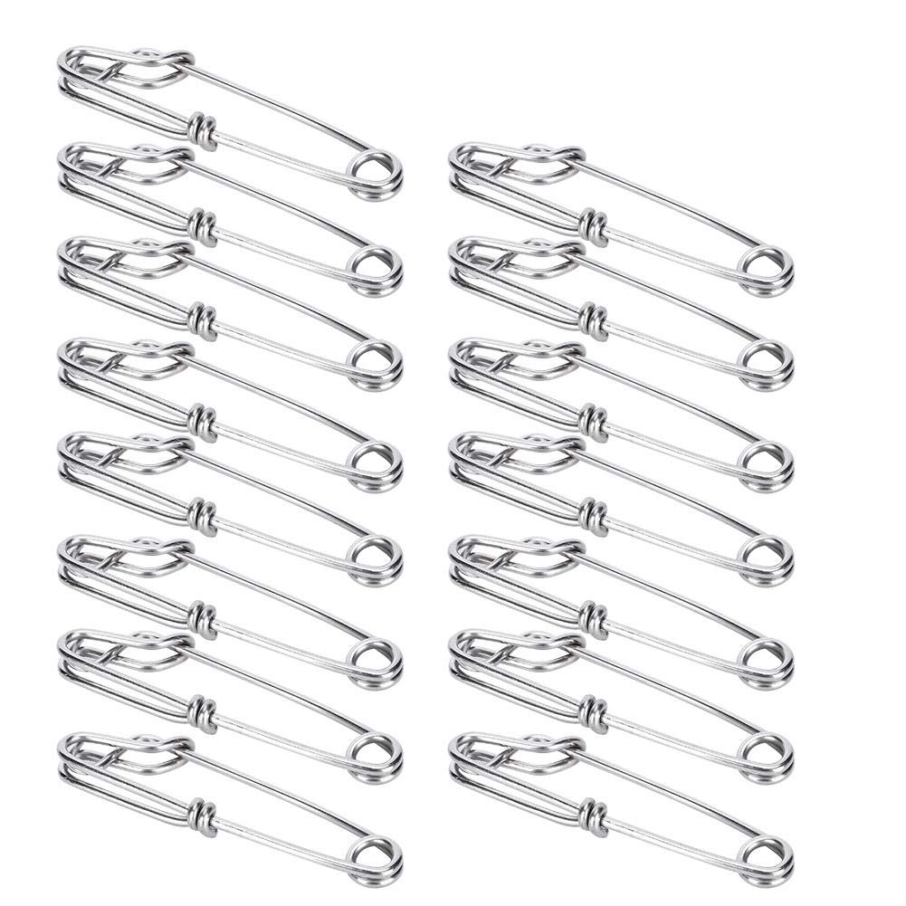 15PCS Stainless Steel Tuna Clips - Longline Branch Hangers Snap Fishing Accessories for Easy On/Off - Perfect for Saltwater Fishing, Commercial Fishing & Sport Fishing Gear
