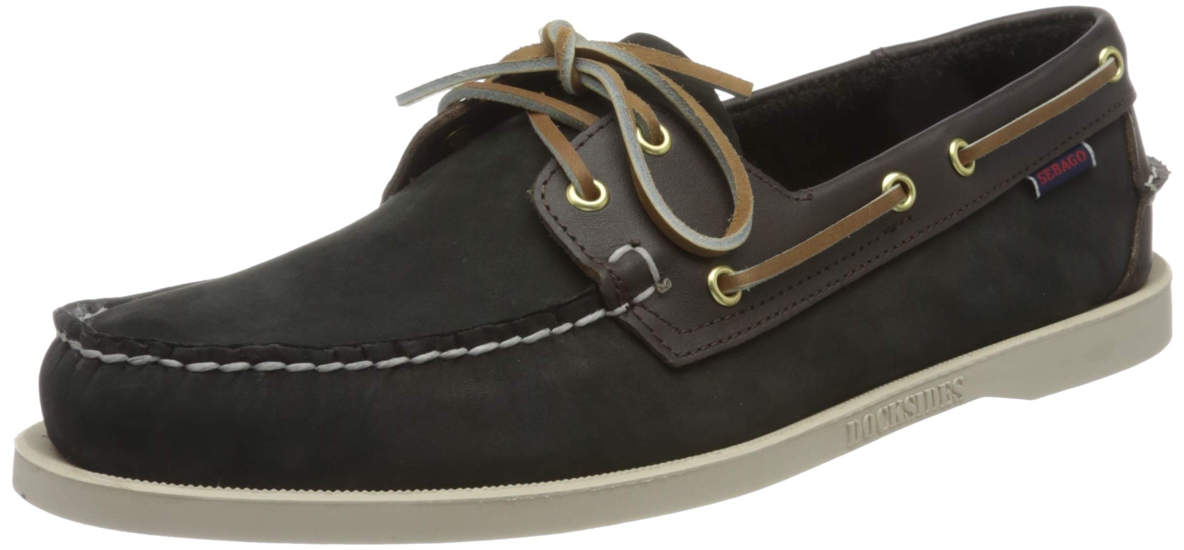 Sebago Men's Spinnaker Boat Shoe - Classic Leather Deck Shoes for Men | Comfortable & Slip-Resistant | Perfect for Sailing, Boating & Casual Wear
