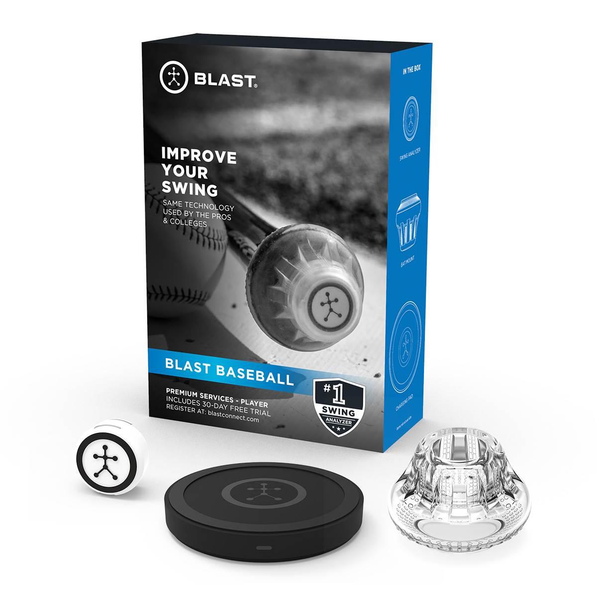 Blast Motion Swing Analyzer - Golf & Baseball Swing Trainer with Real-Time Feedback & Performance Metrics | Improve Your Swing Mechanics for Golfers & Baseball Players