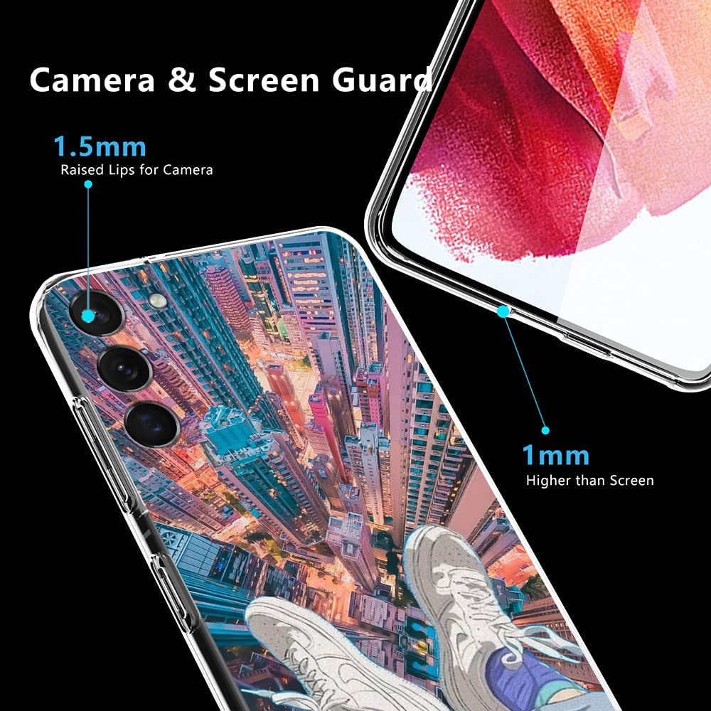 Samsung Galaxy S22 Case - Anime Style Soft TPU Shockproof Protective Phone Cover | Trendy Aesthetic Design for Women & Girls | Perfect for Daily Use, Work & School