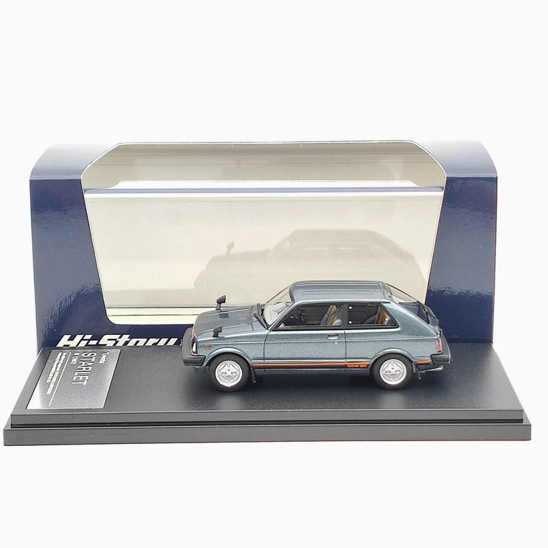 1:43 Scale Toyota Starlet Si 1982 Limited Edition Resin Model Car - Hi Story HS303 Collectible for Diecast Enthusiasts | Perfect for Display, Gifts & Car Model Collections