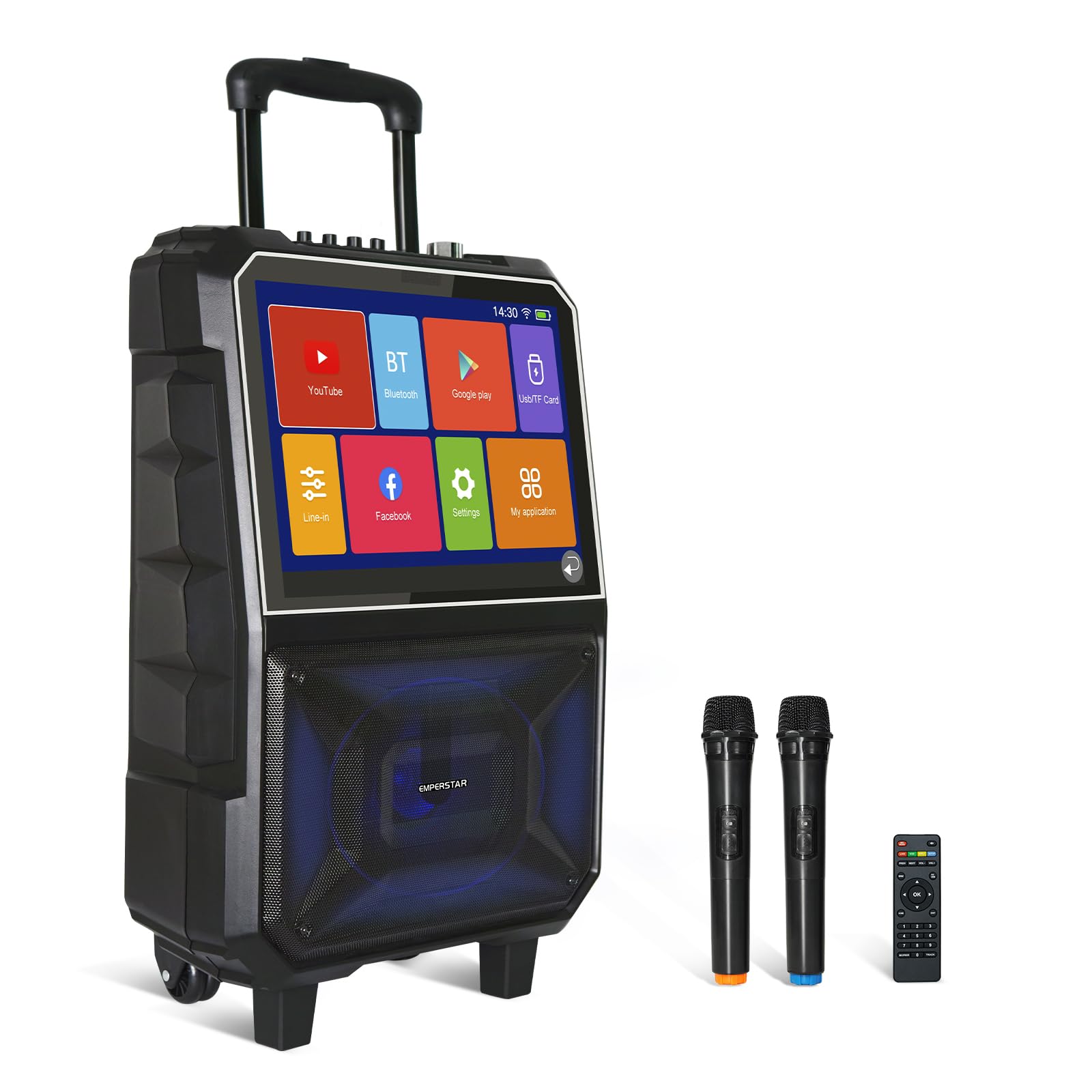 Portable Karaoke Machine with Built-in 15