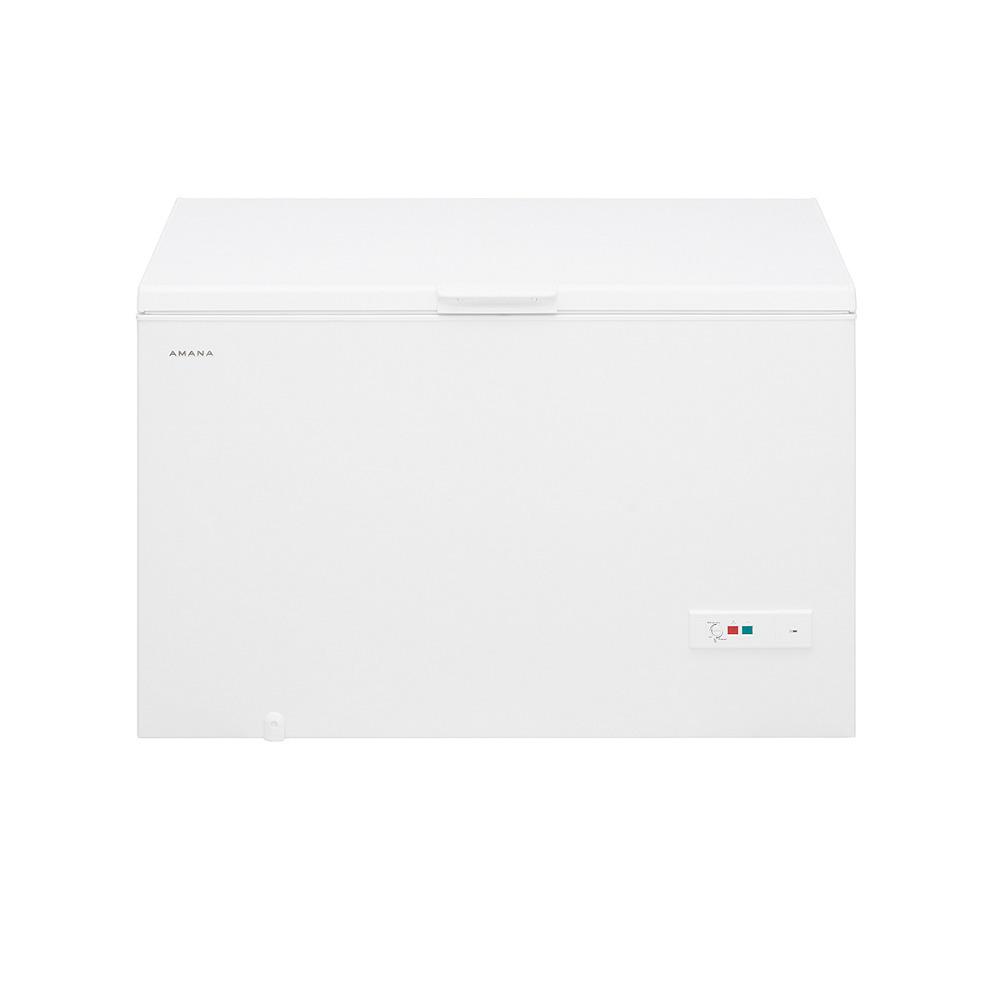 Amana AZC5216LW 16 Cubic Feet Chest Freezer - Energy Efficient Upright Deep Freezer for Home, Garage, or Basement - Perfect for Long-Term Food Storage, Bulk Buying, and Meal Prep