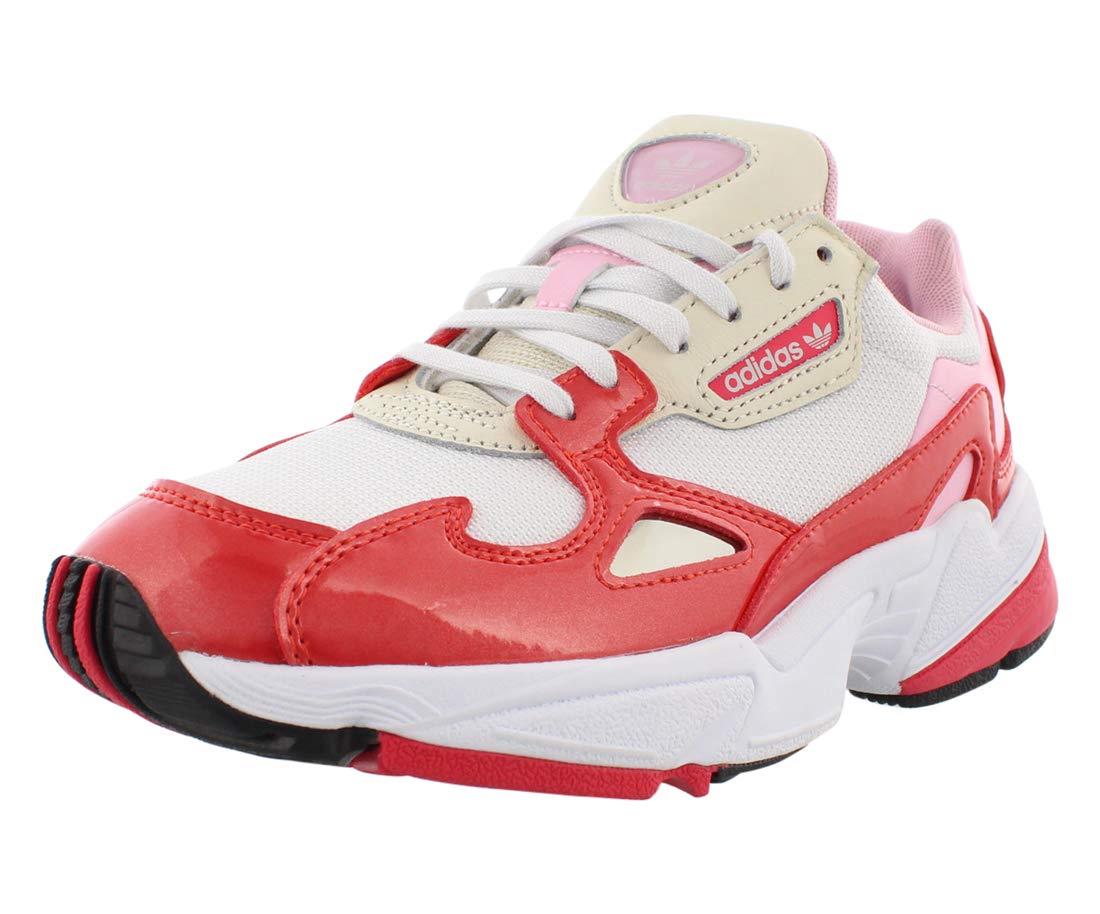 adidas Women's Falcon Lace-Up Sneakers - White Running Shoes for Women | Comfortable Gym & Casual Walking Shoes for Everyday Wear