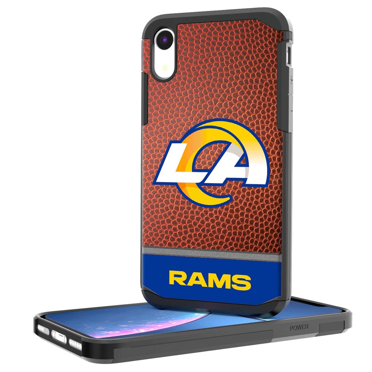 Los Angeles Rams iPhone Case - Rugged Wordmark Design for iPhone 12/13/14 Pro Max | Shockproof Protective Cover for Football Fans | Perfect for Game Day & Outdoor Activities