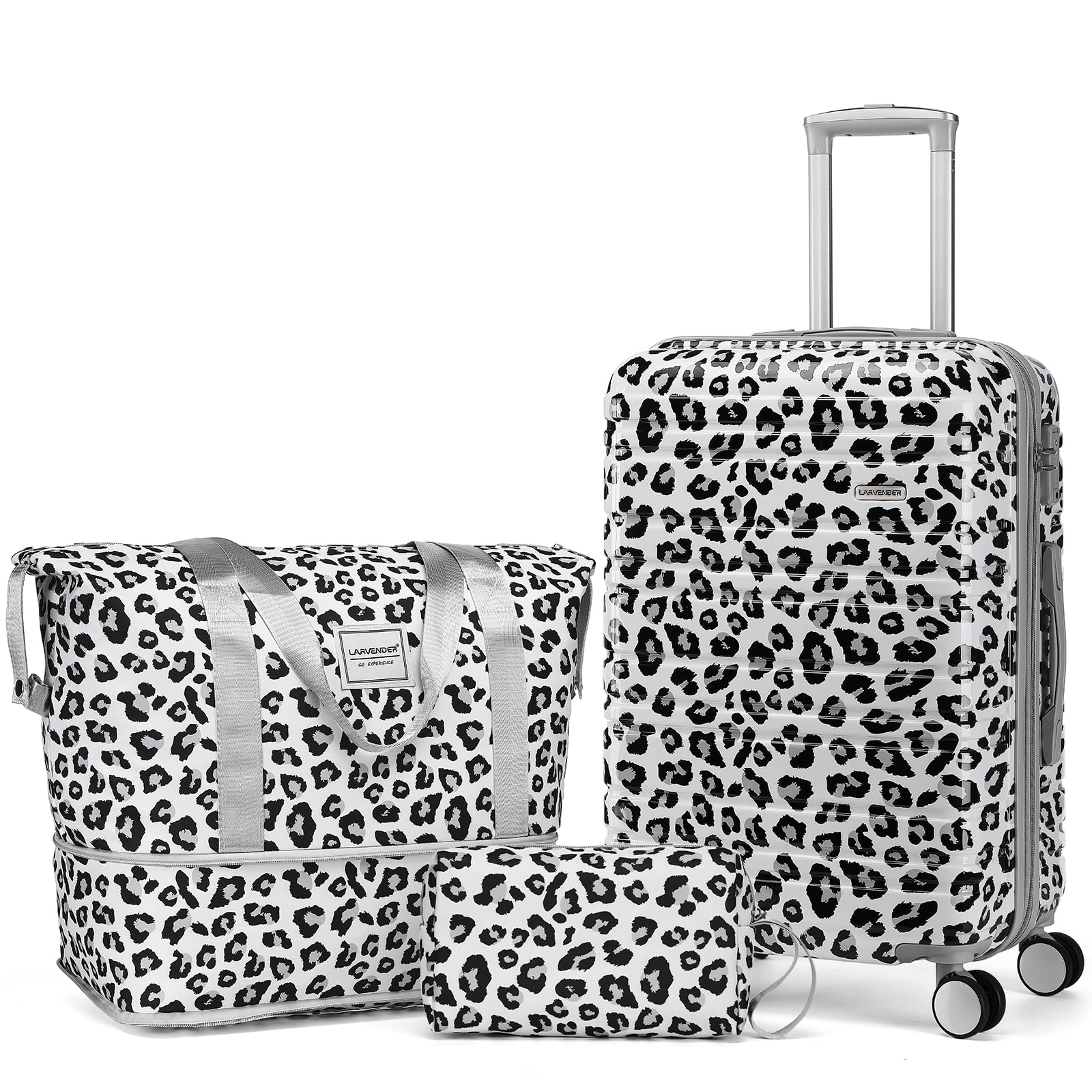 Lavender 3-Piece Hardside Luggage Set - 20