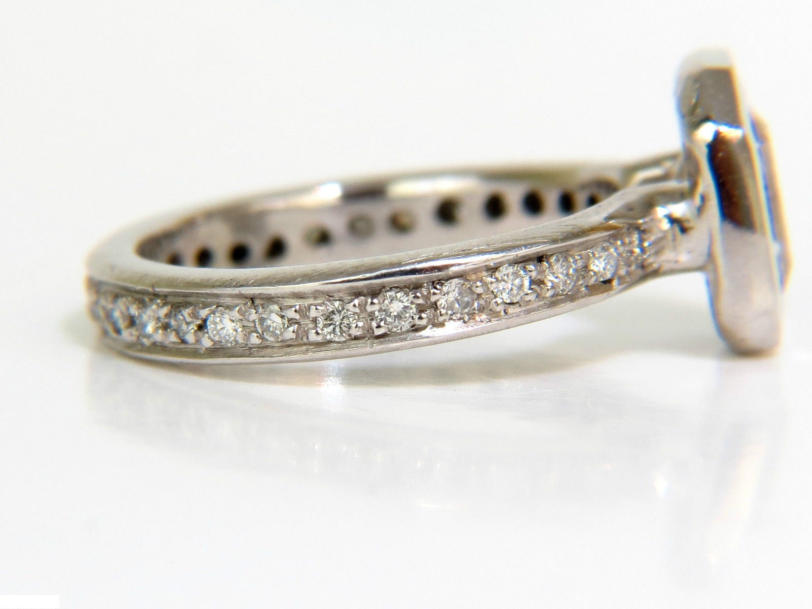 1.52CT Fancy Natural Brown Diamond Eternity Ring in 14KT Yellow Gold - Size 5.25 - Perfect for Anniversaries, Engagements & Special Occasions