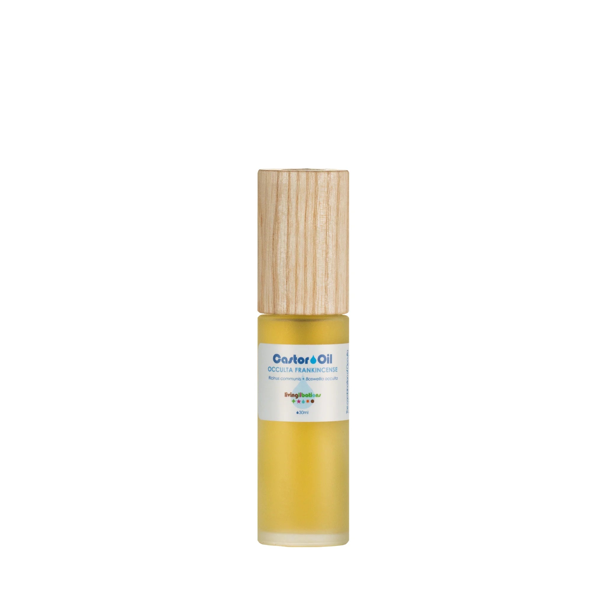 Organic Castor Oil with Frankincense Essential Oil - Pure & Natural Hair Growth, Skin Care & Aromatherapy Solution for Healthy Scalp, Eyelashes & Relaxation
