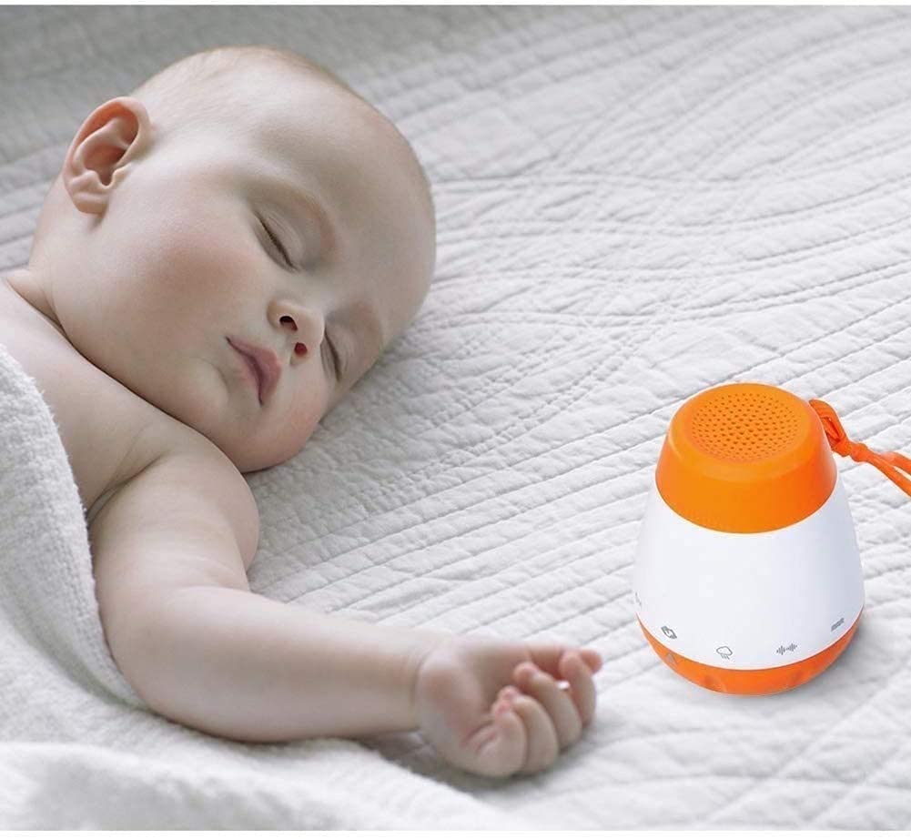 White Noise Sound Machine for Adults & Babies - 6 Soothing Natural Sounds, USB Rechargeable Sleep Aid for Home, Office, Travel & Nursery | Helps with Insomnia, Relaxation & Baby Sleep Training
