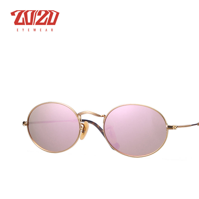20/20 Polarized Oval Driving Sunglasses for Men & Women - UV Protection, Anti-Glare, Lightweight Comfort - Perfect for Road Trips, Commuting & Outdoor Activities (Model C030)