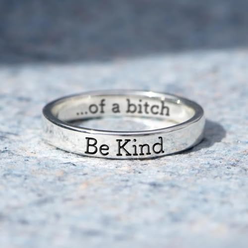 Creative Stainless Steel Sisterhood Ring for Women - Inspirational Friendship Jewelry Gift for Sorority Sisters, Best Friend Gifts, and Everyday Wear