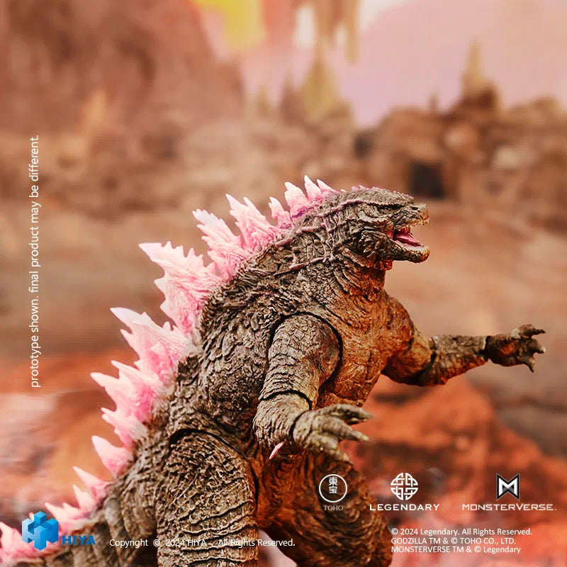 Pre-Order Hiya 7-Inch 18cm Godzilla Evolved Action Figure - Exquisite Basic Series from Godzilla x Kong: The New Empire - Perfect for Collectors, Display, and Movie-Themed Decor