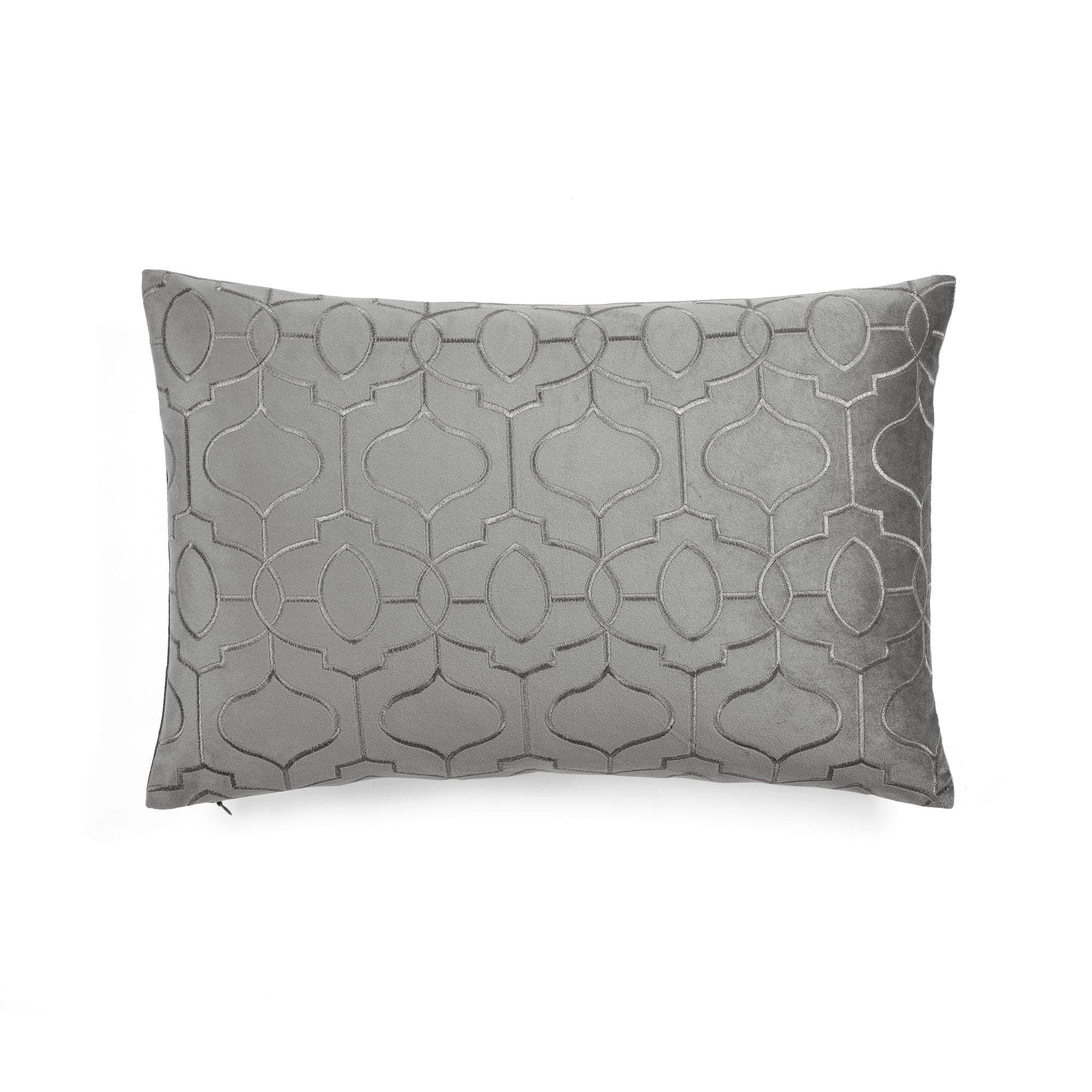 Velvet Geo Decorative Pillow Cover - Modern Geometric Throw Pillow Case for Sofa, Bed & Home Decor - Soft Luxury Cushion Cover for Living Room, Bedroom