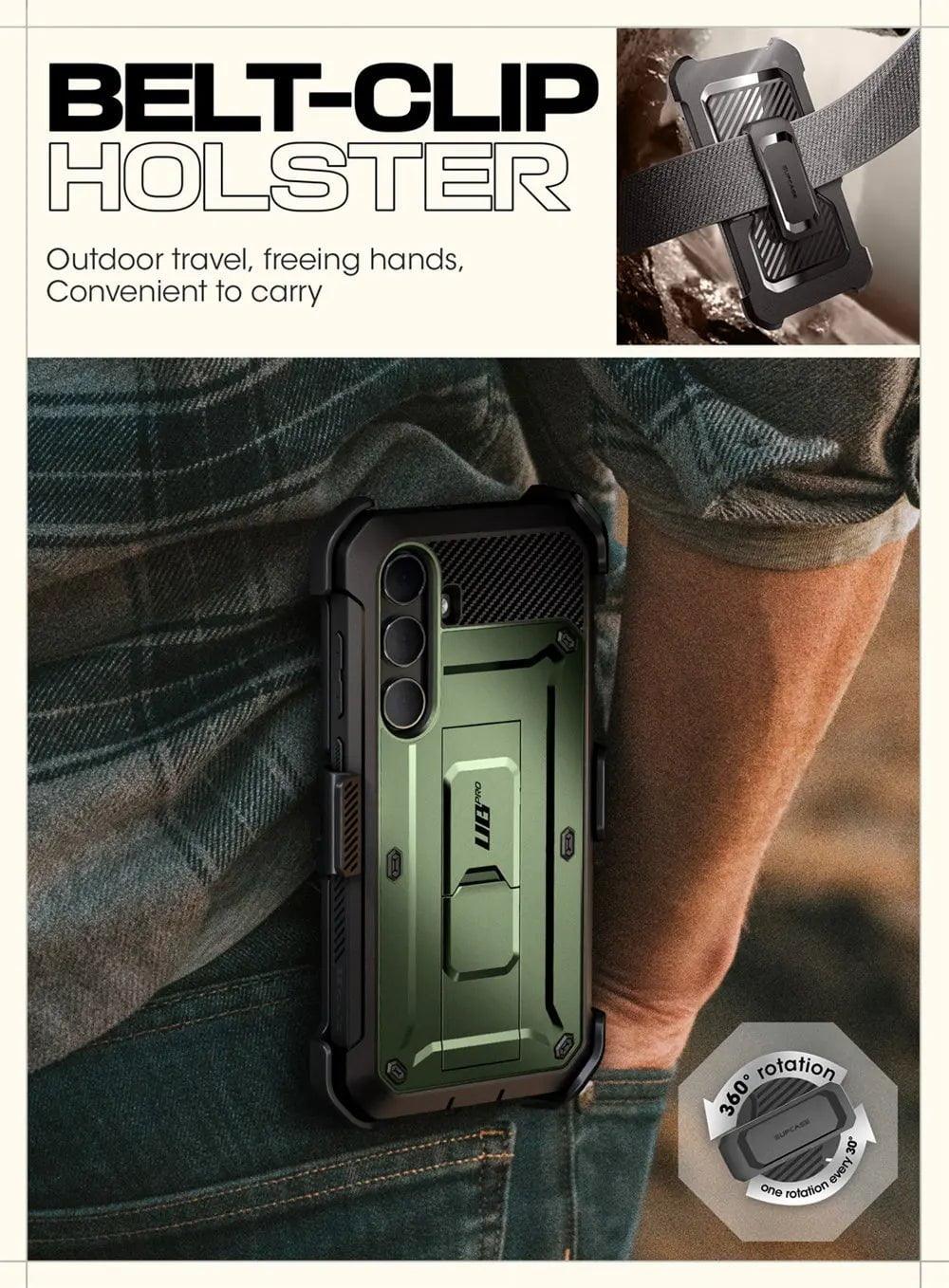 Samsung Galaxy S24 Plus Case, Supcase UB Pro Full Body Dual Layer Protective Cover - Shockproof, Drop Protection for Everyday Use & Outdoor Activities