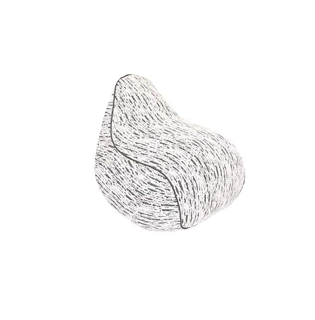 Yogibo Luxe Lounger Small Bean Bag Chair - Ultra Soft & Plush Gaming Beanbag for Adults, Kids & Teens | Washable Cover | Sensory Friendly | Perfect for Living Room, Bedroom & Game Room (White)