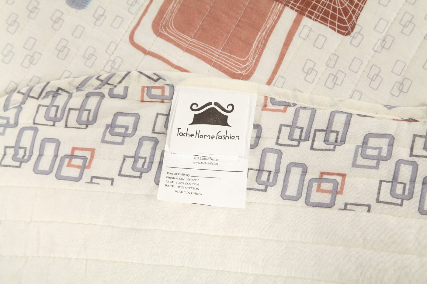 Tache 3-Piece Floral Matelassé Celtic Cathedral Bedspread Quilt Set - Queen Size Luxury Bedding for Master Bedroom, Guest Room & Dorm Decor