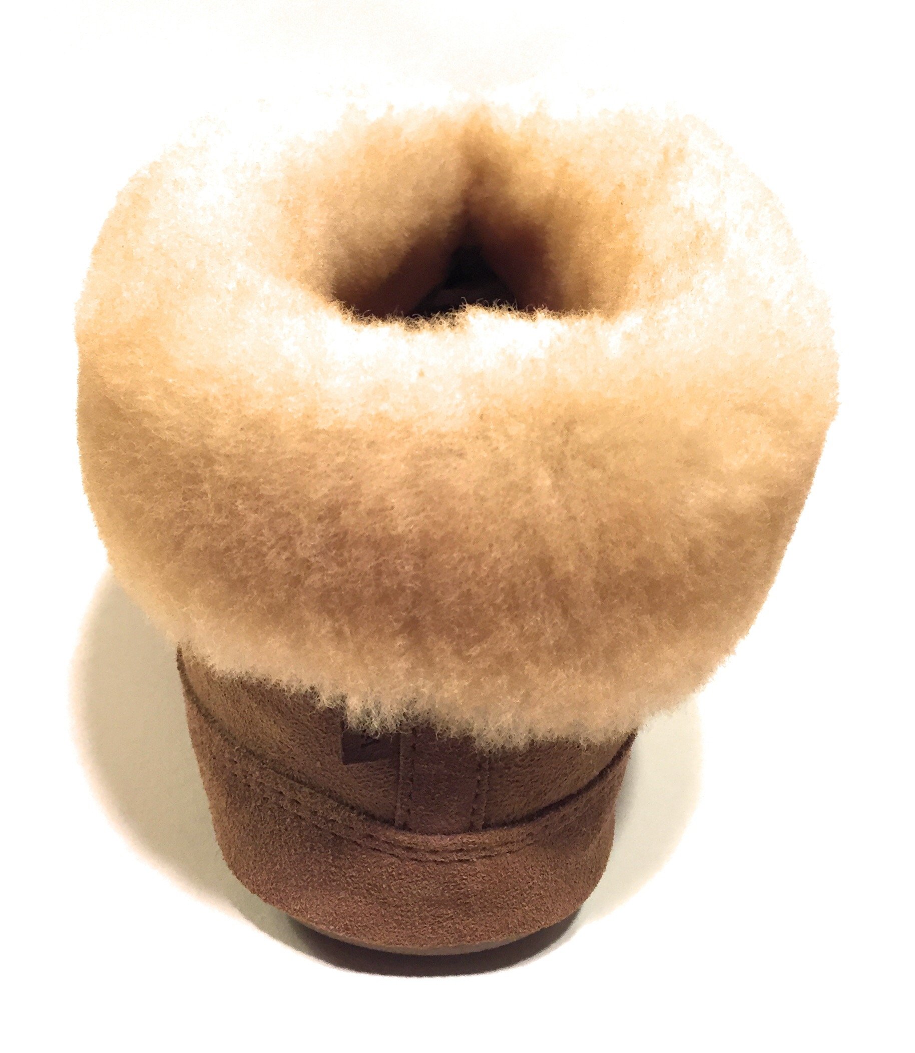 Men's Fireside Sheepskin Slippers - Soft Indoor/Outdoor Winter House Shoes for Cozy Home Comfort & Warmth