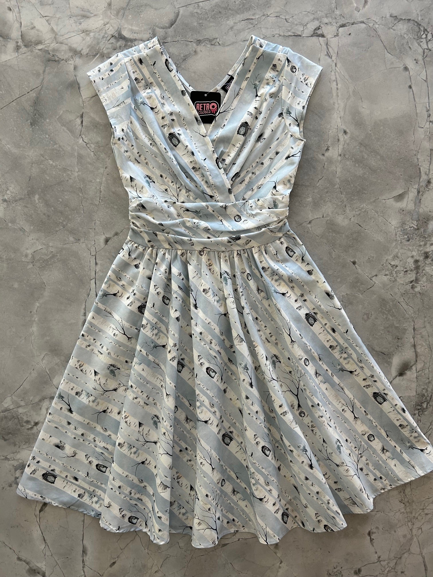 Birch Trees Greta Dress Size 3X - Flowy Maxi Dress for Women | Perfect for Summer Vacations, Beach Getaways & Boho Chic Outfits