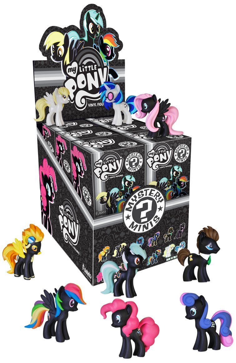 Funko My Little Pony Series 1 Mystery Mini Vinyl Figures - Box of 12 Collectible Blind Box Toys - Perfect for Display, Gifts, and MLP Fans Collection