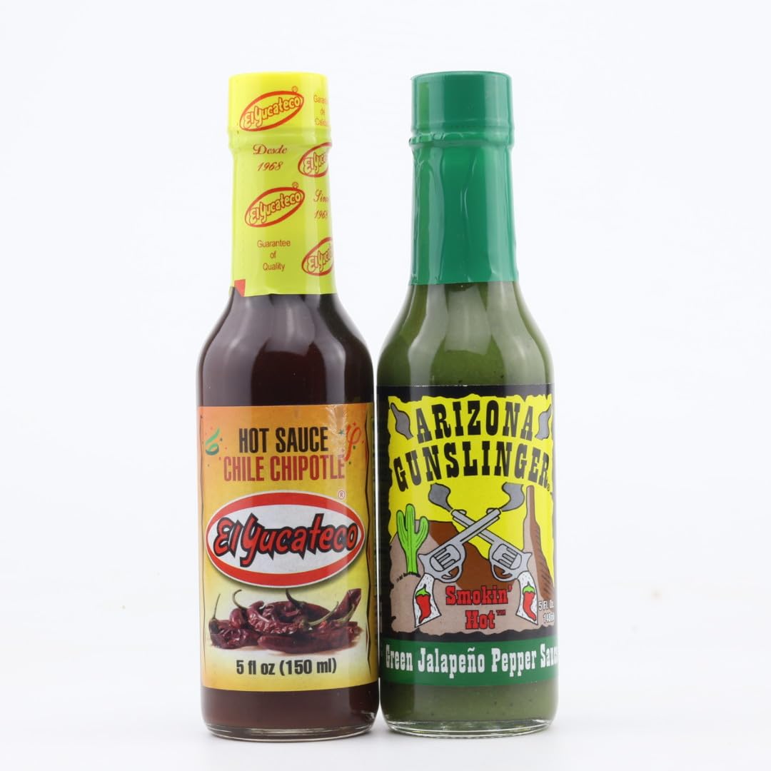 Hot Sauce Variety Pack - 10 Spicy Flavors Including Da Bomb, Heartbeat Red Habanero & Dave's Insanity | Perfect for Wings, Tacos, Burgers & BBQ | Gourmet Hot Sauce Gift Set for Heat Lovers