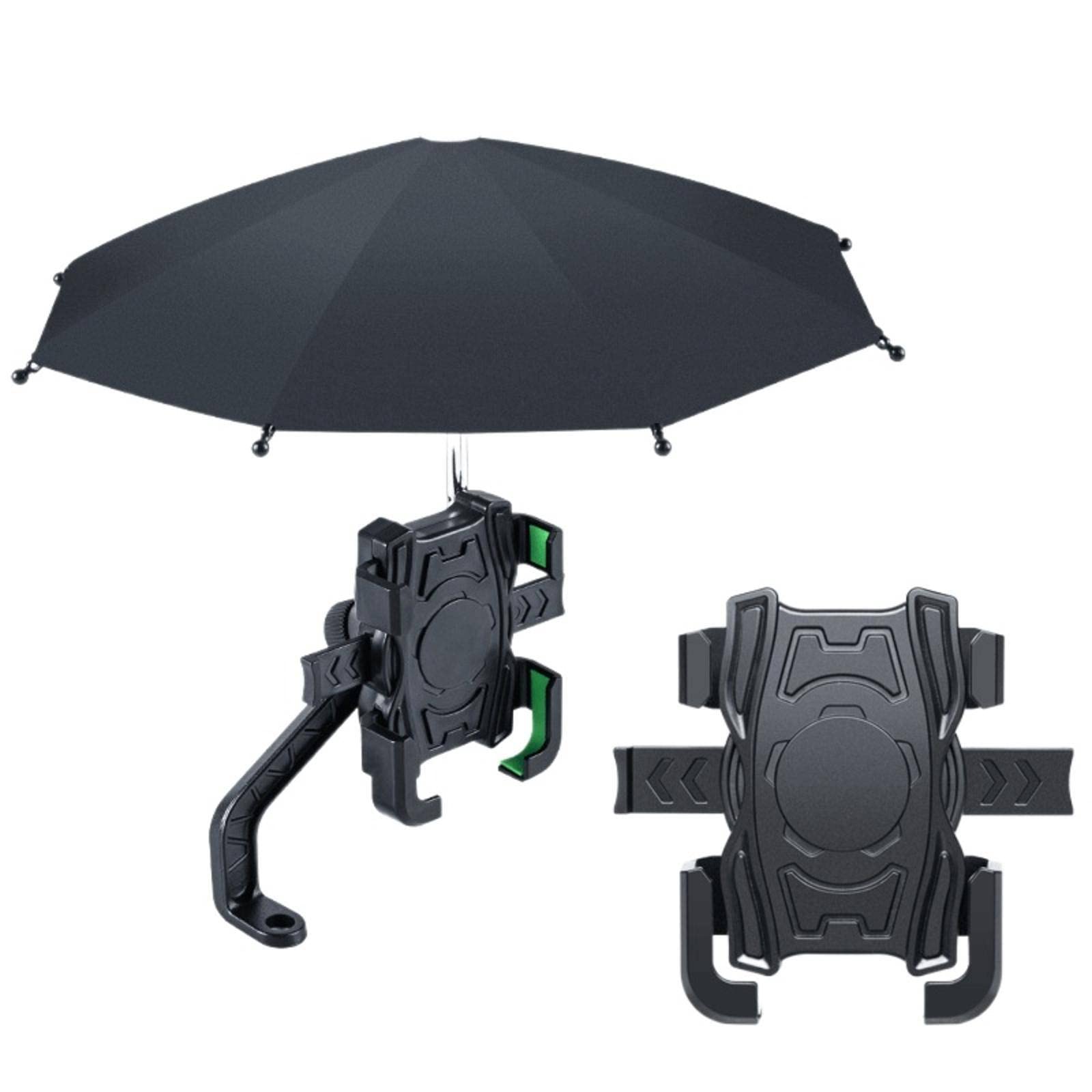 KBREE Waterproof Electric Car Sunshade & Motorcycle Phone Holder - Universal Bike, Scooter, Navigation Mount for iPhone & Android - Perfect for Commuting, Delivery Riders & Outdoor Adventures