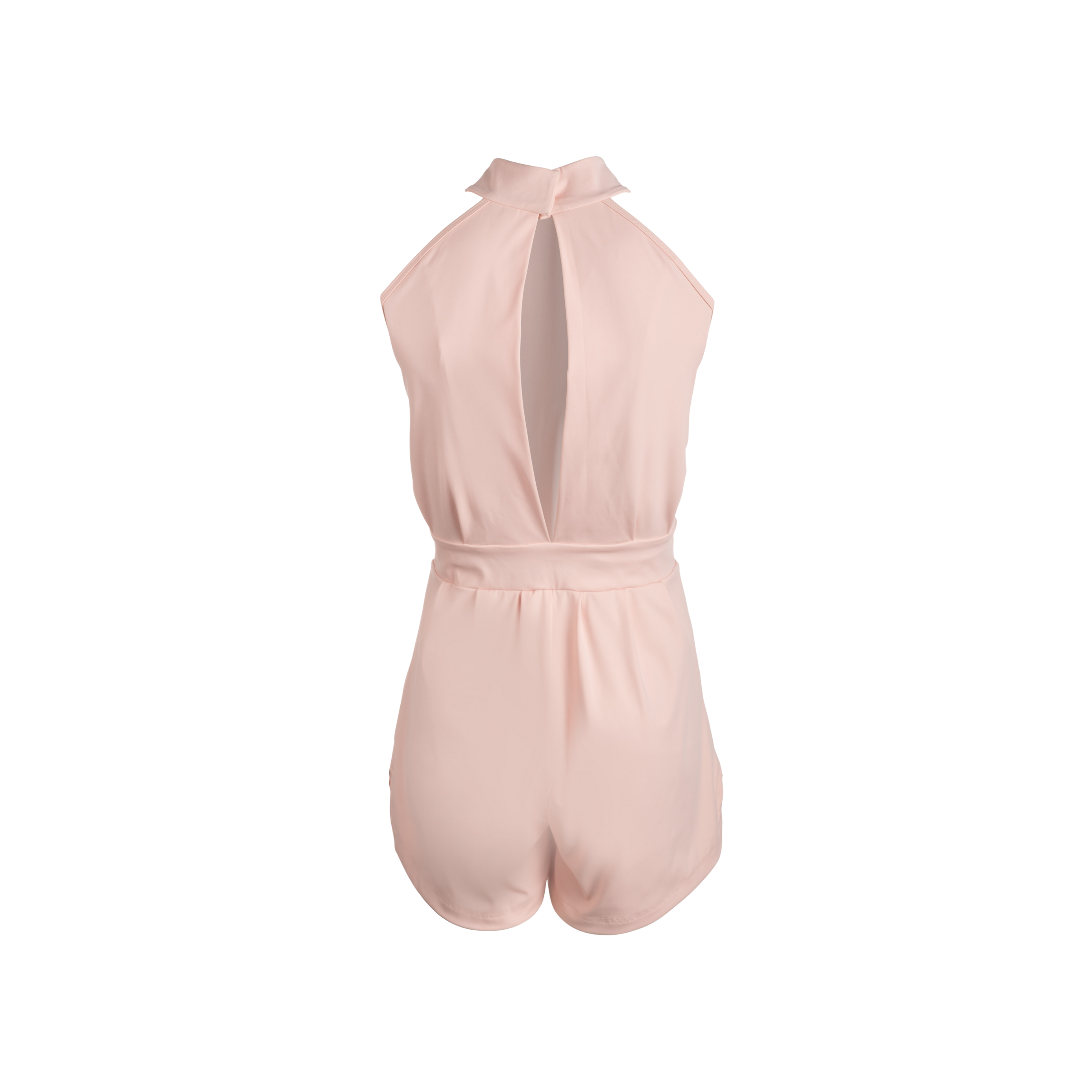 Leylah Mock Neck Romper for Women - Stylish One Piece Jumpsuit with Long Sleeves - Perfect for Casual Outfits, Workwear, and Night Out