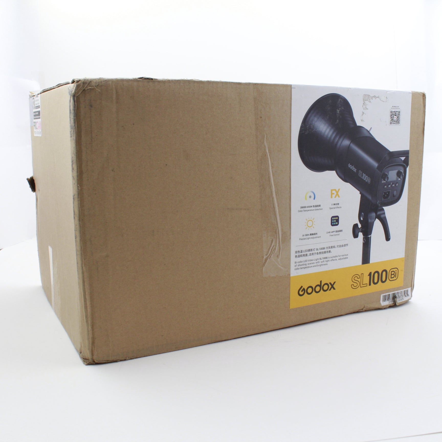 Godox SL100Bi Bi-Color LED Video Light - Open Box Excellent Condition - Perfect for YouTube, Film Making, Photography & Studio Lighting